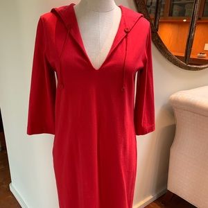 ❤️ Mia Zia red hooded cotton dress